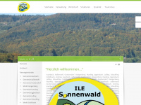 ile-sonnenwald.de Webseite Vorschau