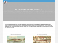 baltische-segler-vereinigung.de Webseite Vorschau