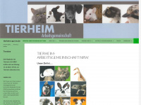 tierheim-ag-nrw.de Webseite Vorschau
