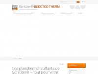 bekotec-therm.be Webseite Vorschau