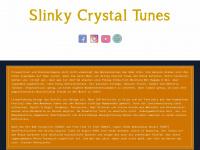 slinky-crystal-tunes.de Webseite Vorschau