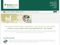 green-survey.de Webseite Vorschau
