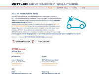 zettlerelectricvehiclerelays.com Webseite Vorschau