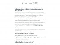 kepler-abi2003.info Webseite Vorschau