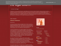thelegalcolumn.blogspot.com Webseite Vorschau