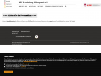 kpv-bildungswerk-brb.de Webseite Vorschau