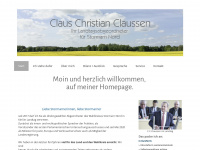 christianclaussen.de Webseite Vorschau