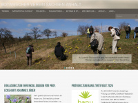 botanischer-verein-sachsen-anhalt.de Webseite Vorschau