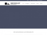 breiholdt-legal.de Webseite Vorschau