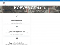koever.cz Webseite Vorschau