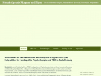 heilpraktiker-klingner-kueper.de Webseite Vorschau