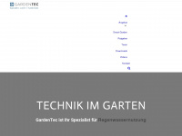 gardentec.ch Webseite Vorschau