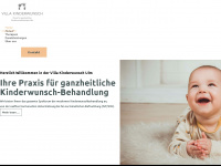 villa-kinderwunsch.de Webseite Vorschau
