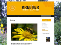 krebber-imkerei.de Webseite Vorschau