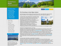 ferienhaus-alpen.eu Webseite Vorschau