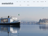 eventschiff.ch Webseite Vorschau