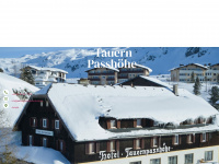 tauernpasshoehe-hotel.at Webseite Vorschau