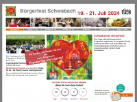 buergerfest-schwabach.de Webseite Vorschau
