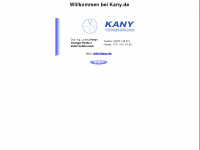 kany.de Webseite Vorschau
