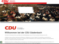 cdu-gladenbach.de Webseite Vorschau