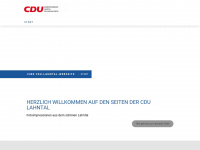 cdu-lahntal.de Webseite Vorschau