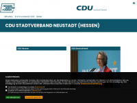 cdu-neustadt-hessen.de Webseite Vorschau