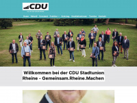 cdu-rheine.de Webseite Vorschau