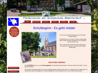 foerderverein-muensterdorf.de Webseite Vorschau