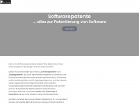 softwarepatente.com Webseite Vorschau