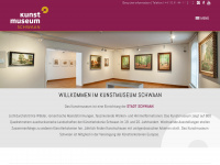 kunstmuseum-schwaan.de Webseite Vorschau