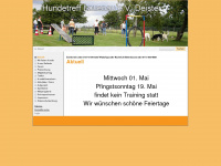 hundetreff-lauenau.de Webseite Vorschau