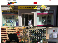tintenfuchs-shop.de Webseite Vorschau