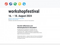 workshopfestival.de Webseite Vorschau