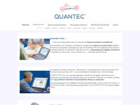 quantec.eu Webseite Vorschau