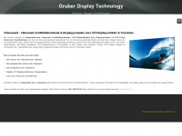 gruber-display-technology.com Webseite Vorschau
