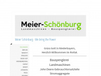 meier-schoenburg.com Webseite Vorschau
