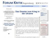forumkritik.de Webseite Vorschau