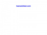 loansolofast.com Webseite Vorschau