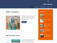 mbbsadmission.co Webseite Vorschau