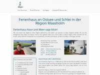 ferienhaus-maasholm-bad.de Webseite Vorschau