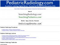 pediatricradiology.com Webseite Vorschau