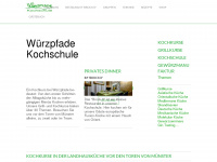 wuerzpfade-kochschule.de Webseite Vorschau