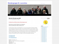 wandergruppelaurentius.wordpress.com Webseite Vorschau