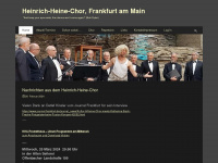 heinrich-heine-chor.de Webseite Vorschau