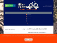 ollis-fahrradgarage.com Webseite Vorschau