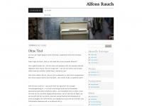 alfonsrauch.wordpress.com Webseite Vorschau