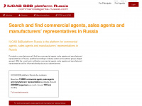commercialagents-russia.com Webseite Vorschau