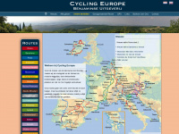 cyclingeurope.nl Webseite Vorschau