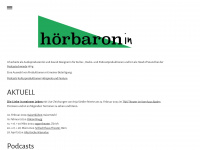 hoerbaron.ch Webseite Vorschau