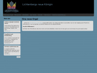 orgel-lichtenberg.de Webseite Vorschau